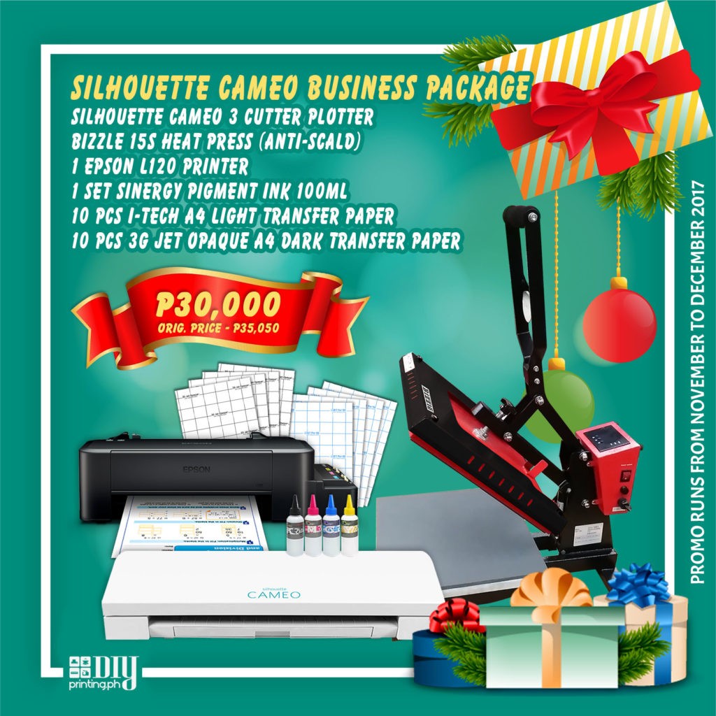 SILHOUETTE CAMEO BUSINESS PACKAGE DIY PRINTING Online Store