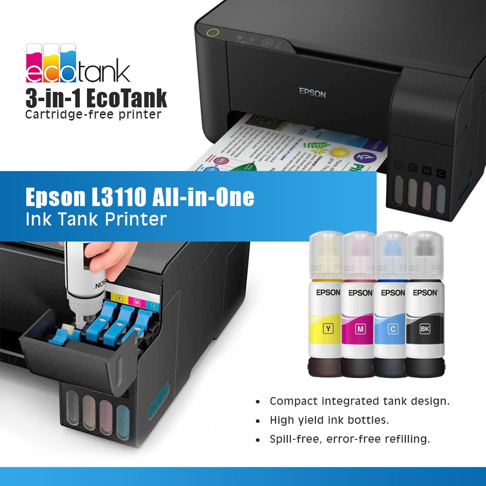 Epson Ecotank L3110 All In One Printer