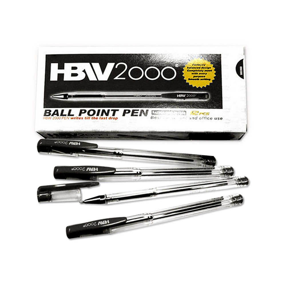 thumbnail image 2 of 20 Pack Black Ballpoint Pens – Medium Nib, Smooth Writing Biros By 5 Star (UK Made) 2 of 6