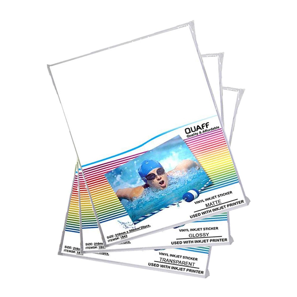 Paptrade Enterprises - QUAFF Printable Vinyl Sticker (Transparent