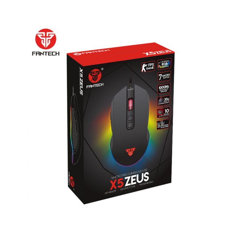 Fantech X5 ZEUS RGB Macro Pro Gaming Mouse